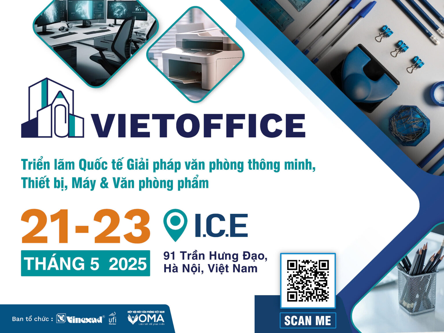 VietOffice 2025 - Triển lãm Quốc tế về Giải pháp văn phòng thông minh, Thiết bị, Máy và...