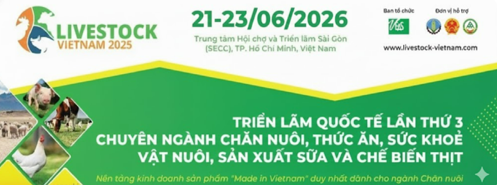 Triển lãm và Hội thảo quốc tế chuyên ngành chăn nuôi, thức ăn chăn nuôi