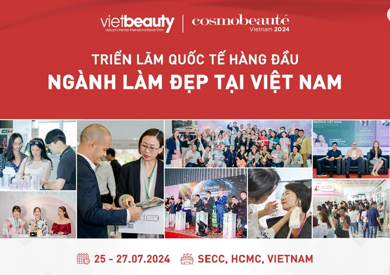 Vietbeauty & Cosmobeauté Vietnam 2025 và Beautycare Plus: Đỉnh cao triển lãm ngành làm đẹp