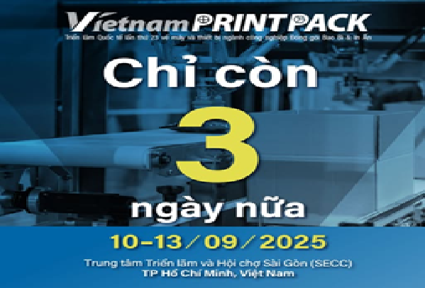 VietnamPrintPack 2025: Triển lãm hàng đầu về máy móc ngành in ấn và bao bì